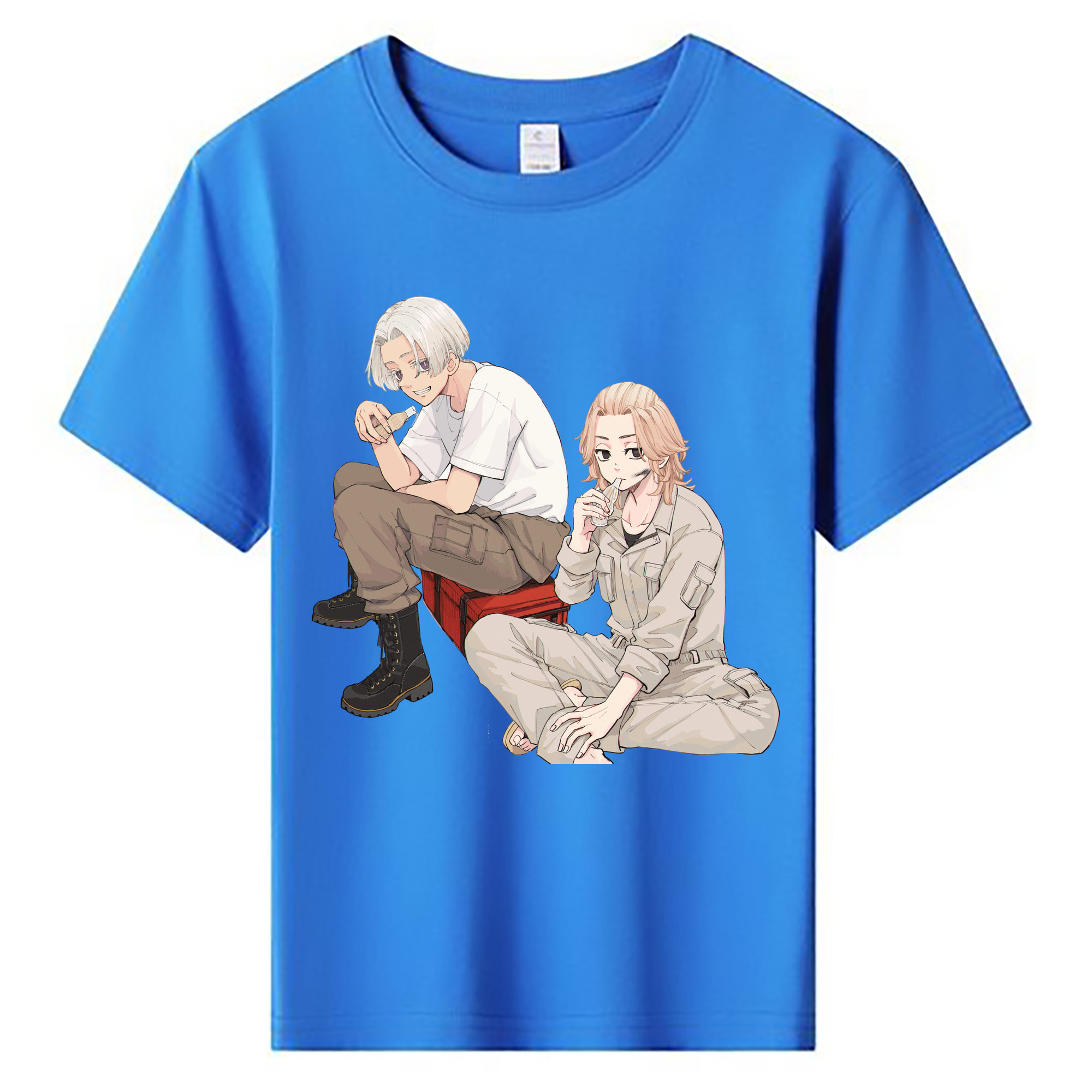 （画像用） 東京リベンジャーズ Tokyo Revengers 綿100％キッズTシャツ（フロントプリント）